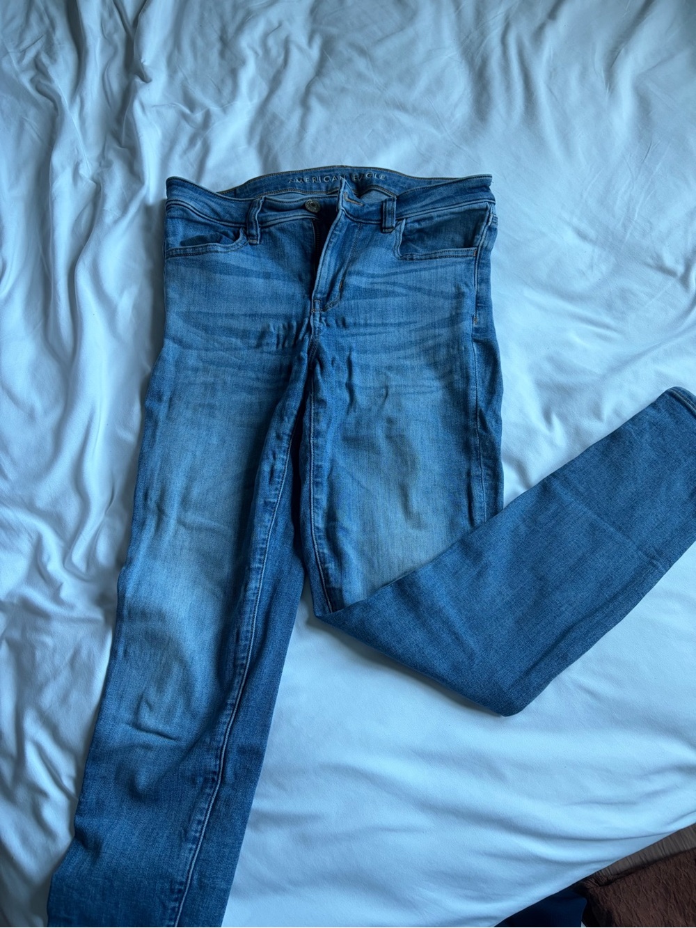 American Eagle Outfitters Blue Stretch Jeggings